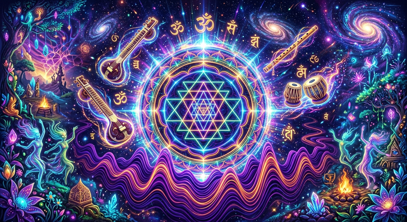 Атмосфера Psy-Trance: космос, мандалы, психоделика